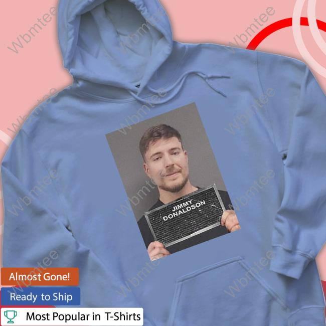 Official Airrack Merch Mug Shot Jimmy Donaldson Tee Shirt