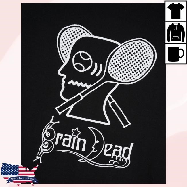 Brain Dead Equipment Tennis Hot Shirt - Black