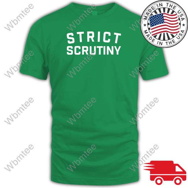 Crooked Merch Strict Scrutiny Logo Long Sleeve Shirt
