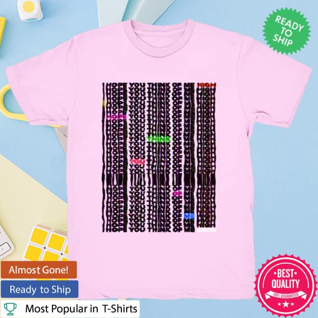 5Sos Merch Think Of Me T-Shirt Pink