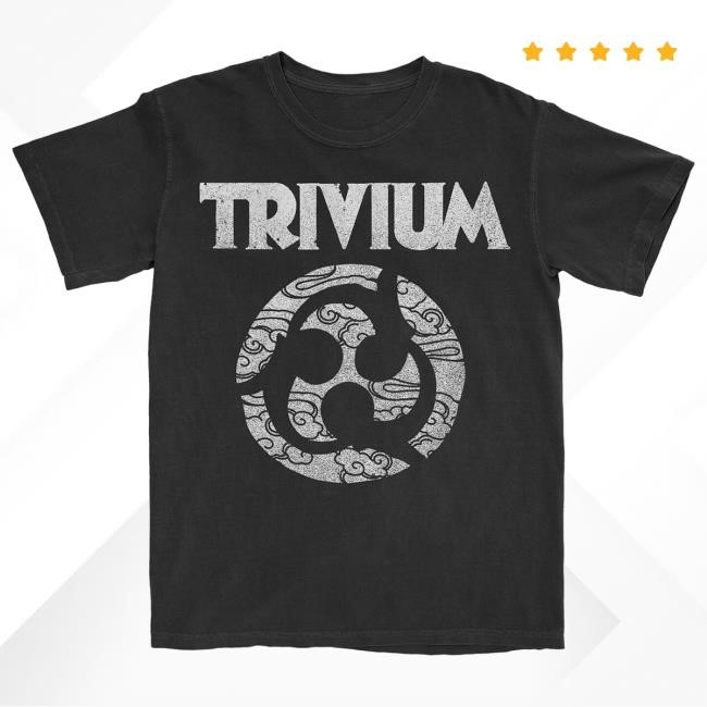 Trivium Merch Swirl Logo Tee