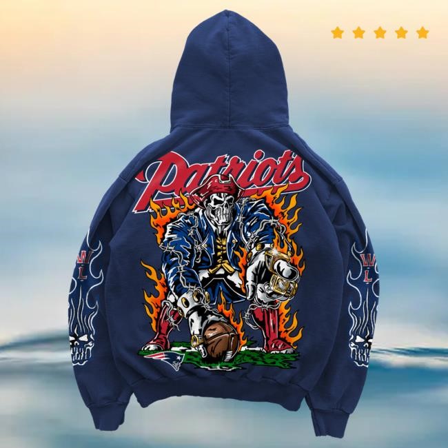 Warren Lotas Navy Patriots Dynasty Hoodie Game Day Layer Navy Patriots Dynasty Hoodie - Warren Lotas Stadium Archive