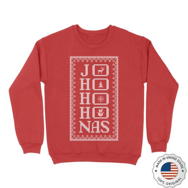 Jonas Brothers JO HO HO HO NAS Sweatshirt Jonas Brothers Christmas Merch