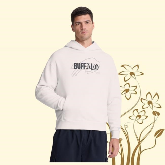 Buffalo Bills Brand Cream Location Cold Weather Hood Buffalo Bills Type Play Cream Heavy Streetwear