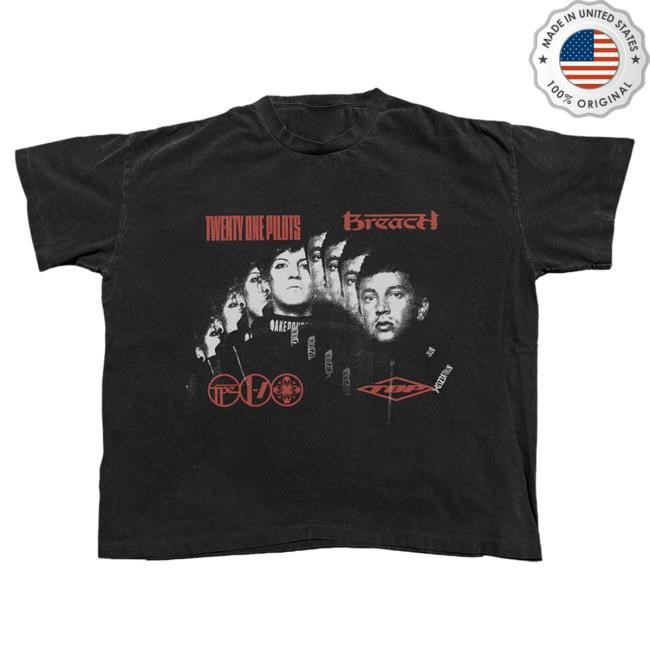 Official Twenty One Pilots Store Breach Faces T Shirt 21 Pilots Apparel Clothing