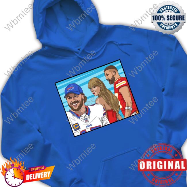 Official Carlcordesart Thomasdfamily05 Distracted Girlfriend Taylor Swift Buffalo Bills And Kansas City Chiefs Travis Kelce Tee Shirt