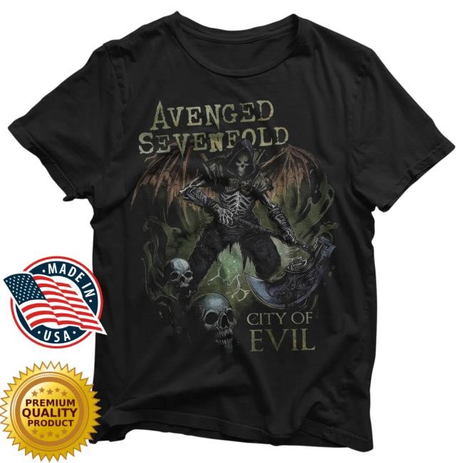 Official Avenged Sevenfold Evil Never Dies - Hot Shirt (COE 20th Anniversary) A7X World