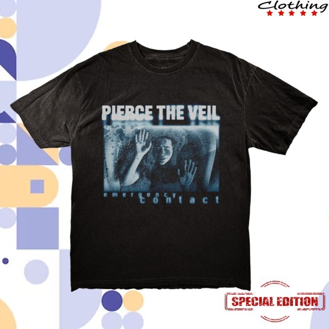 Pierce The Veil Emergency Contact Tee Shirt PTV Merch