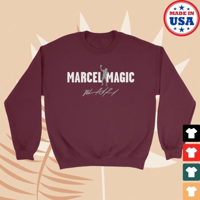 Official Nil Store Merch Shop Exclusive Release: Marcel Reed Signature Maroon Hoodie Attractive Hoodie