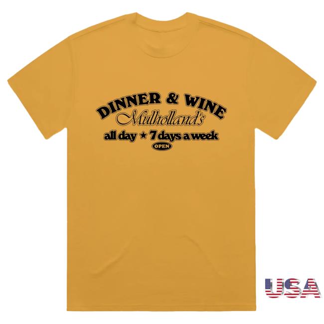 Declan Mckenna Merch Shop Dinner & Wine New Shirt