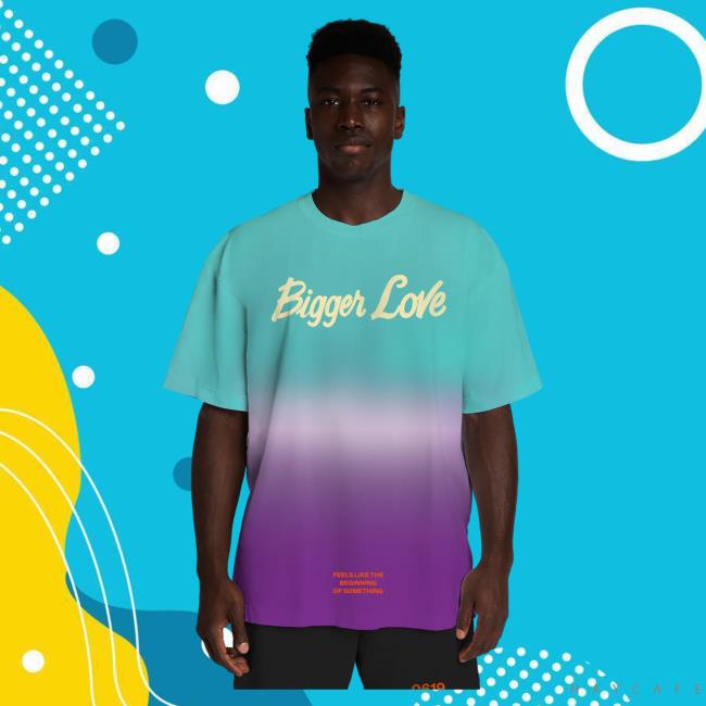 Official Common & John Legend Merch Store John Legend Bigger Love One-sided Shirt Gradient JohnLegend Shop