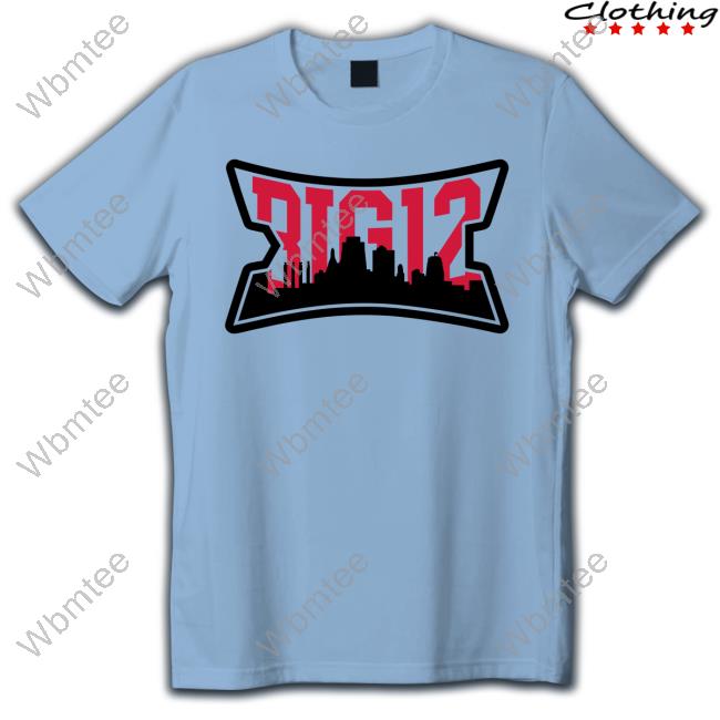 Charlie Hustle Big 12 Conference Kc Skyline T-Shirt