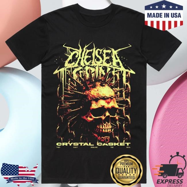 Official Chelsea Grin Merch Crystal Casket New T-Shirt