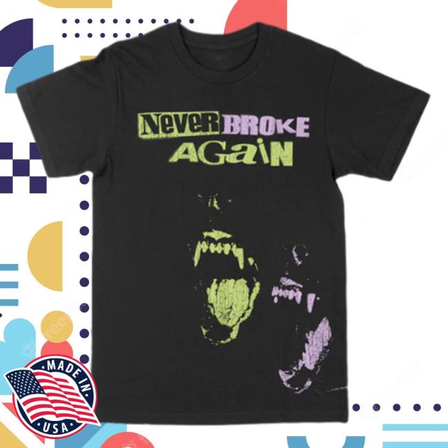 Official Never Broke Again Merch Never Broke Again Cemetery Lifestyle Tee Shirt