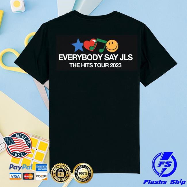 Everybody Say JLS Black Tee Shirt – JLS Merch