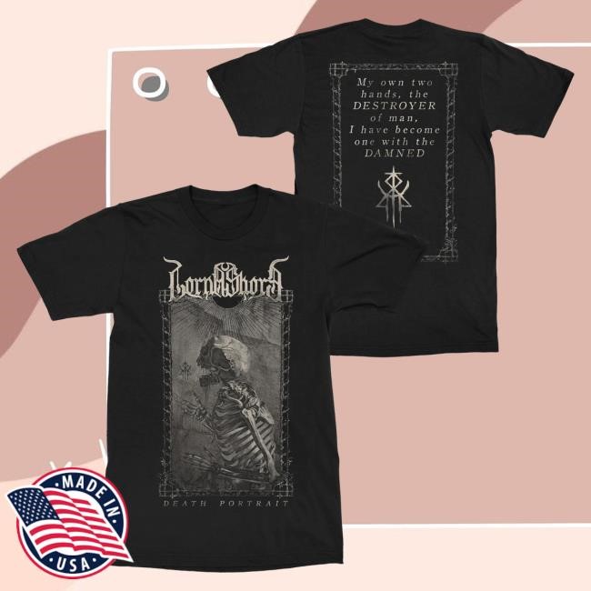 Official Indie Merch Store Lorna Shore Death Portrait Tees IndieMerchStore