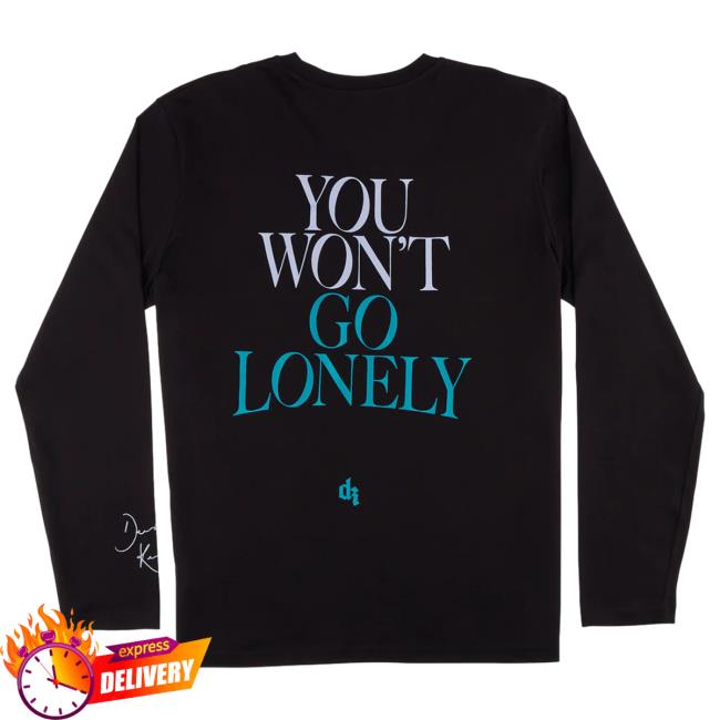 Official Interscope Records DermotKennedy Merch Clothing Store Dermot Kennedy You Won't Go Lonely After Rain Long Sleeve Tee Shirt