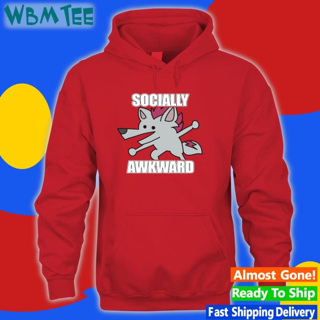 Artworktee Shop Socially Awkward Shreddyfox Tee Shirt