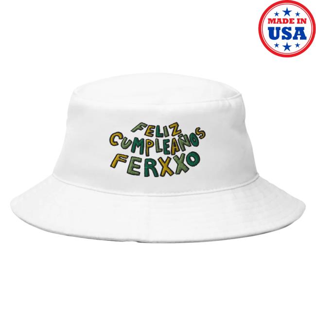 Official Feid Merch Store Feliz Cumpleaños Ferxxo Bucket Hat Feid Apparel Clothing Shop