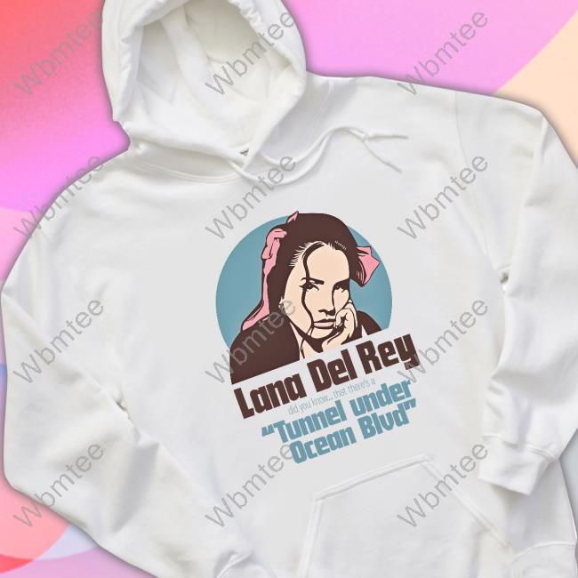Ocean Blvd Lana Del Rey Village Lana Portrait Hoodie