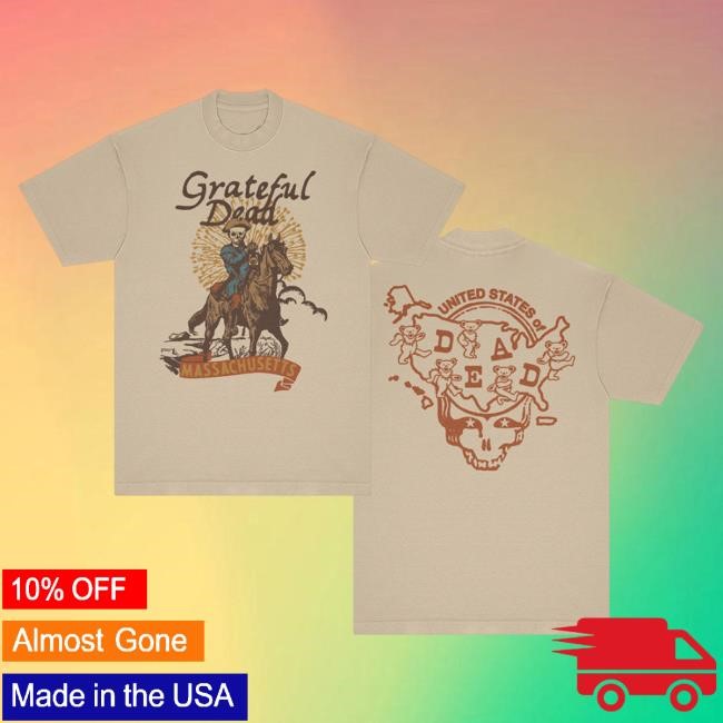 Massachusetts United States Of Dead New Shirt | Grateful Dead Official Store