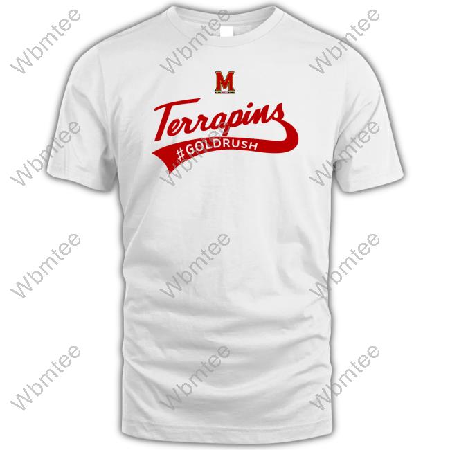 Terrapins Goldrush Terrapin Row Tee Shirt Maryland Terrapins Kevin Willard