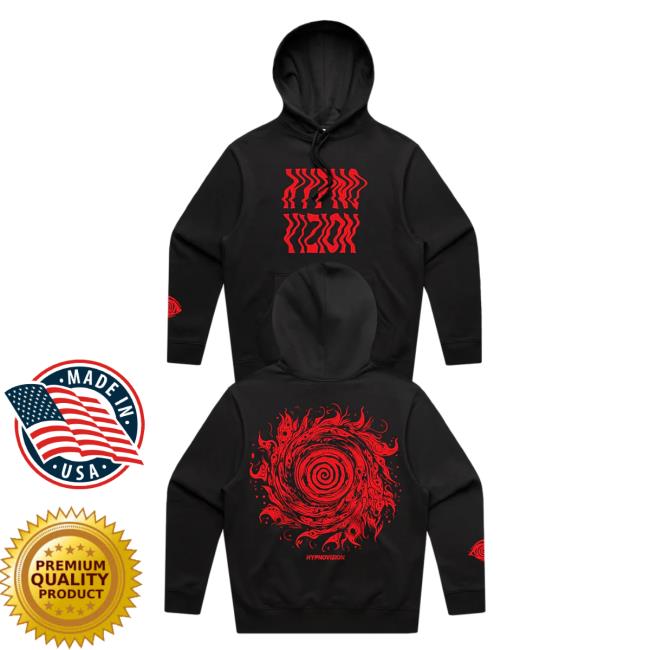 Official Rezz Shop Store Merch HypnoVizion - Vortex Flocked Sweater