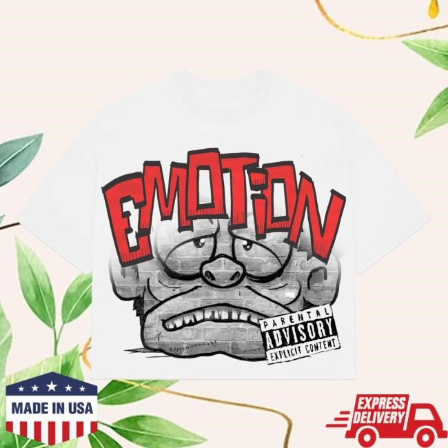 Official Mixede Motion Shop Merch White “Monster” Cropped Shirt New