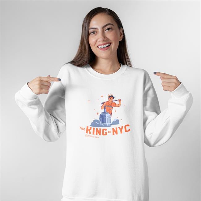 Apollohou The King Of Nyc Hooded Sweatshirt Astros