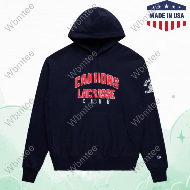 Official Premier Lacrosse League Shop Champion Cannons Lacrosse Throwback Reverse Weave Pullover Sweatshirt Marine Navy