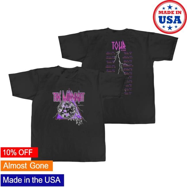 The Midnight Disco Tour New Shirt The Midnight Merch