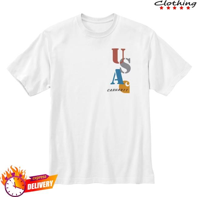 Carhartt Relaxed-Fit Midweight USA Graphic T Shirt