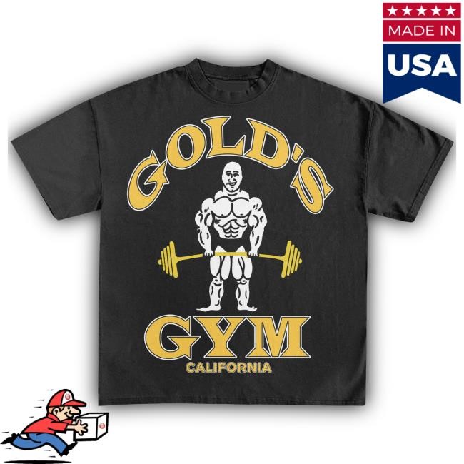 Official Heavyweight Legends Gold's Gym California Vintage Popover Shirt