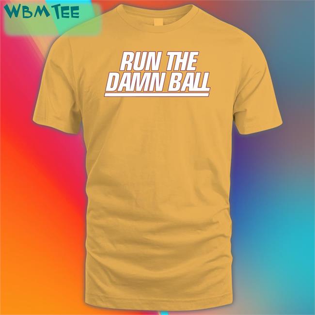 Talkin’ Giants Jomboy Media Shop Run The Damn Ball Shirt