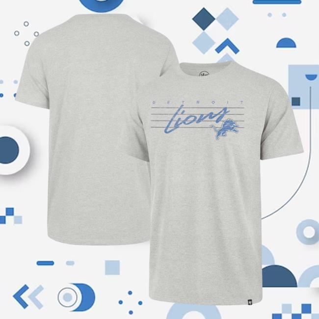 Detroit Lions Merch Detroit Lions Downburst Franklin Shirt
