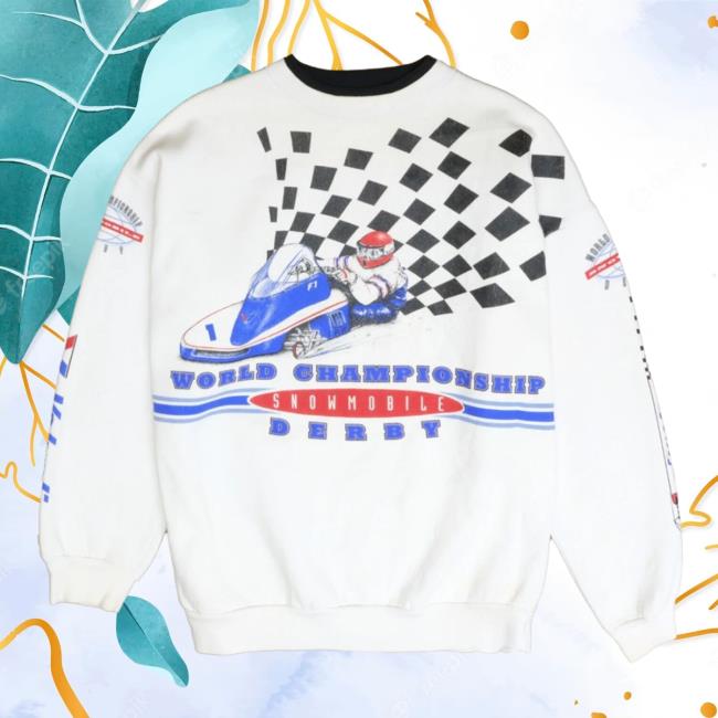 Official Throwback Vault Vintage World Championship Snowmobile Derby Hot Shirt Racing 90S 3D AOP All Over Print