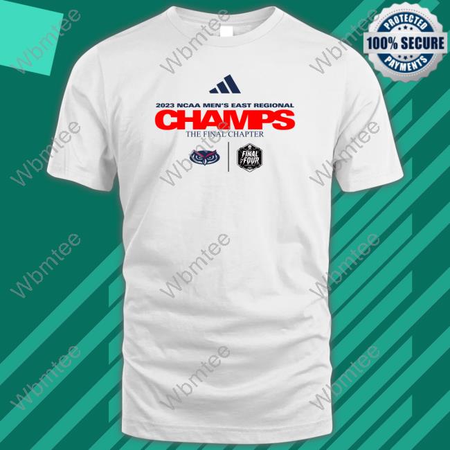 Official Ncaa FAU Owls 2023 Final Four Regional Champions Locker Room T-Shirt