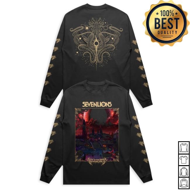 Official Seven Lions Merch Seven Lions - Asleep In The Garden Long Sleeve T-Shirts