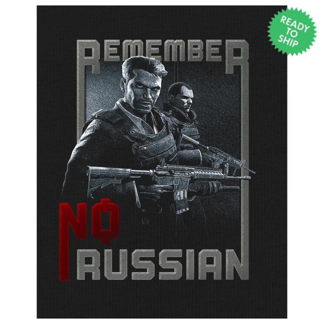 Official Dear Mom I'm Dead Shop Remember No Russian | Shirt 2024 Dearmomimdead