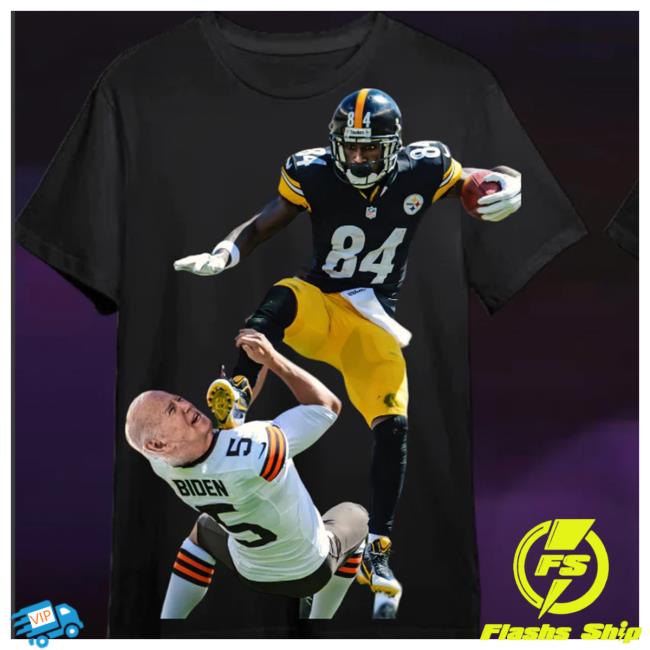 Antonio Brown Stomped On Biden Face New T-Shirt