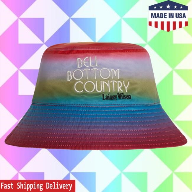 Official Lainey Wilson Merch Store Lainey Wilson Bell Bottom Country Bucket Hat Tie Dye Lainey Wilson Clothing Shop LaineyWilson