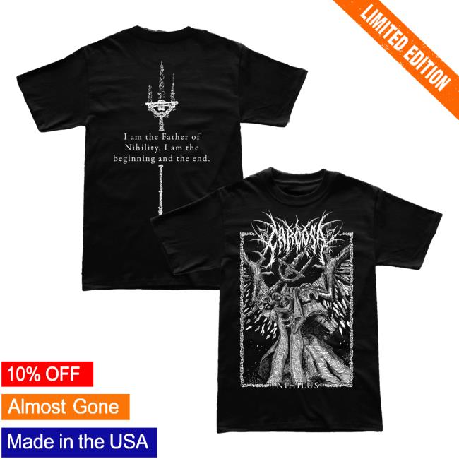 Official Carcosa Merch Store Carcosa Father Of Nihility T-Shirt Carcosa Apparel Clothing Shop Carcosabc
