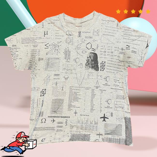 Official Thentwrk Mathematics AOP Hoodie 3D All Over Print