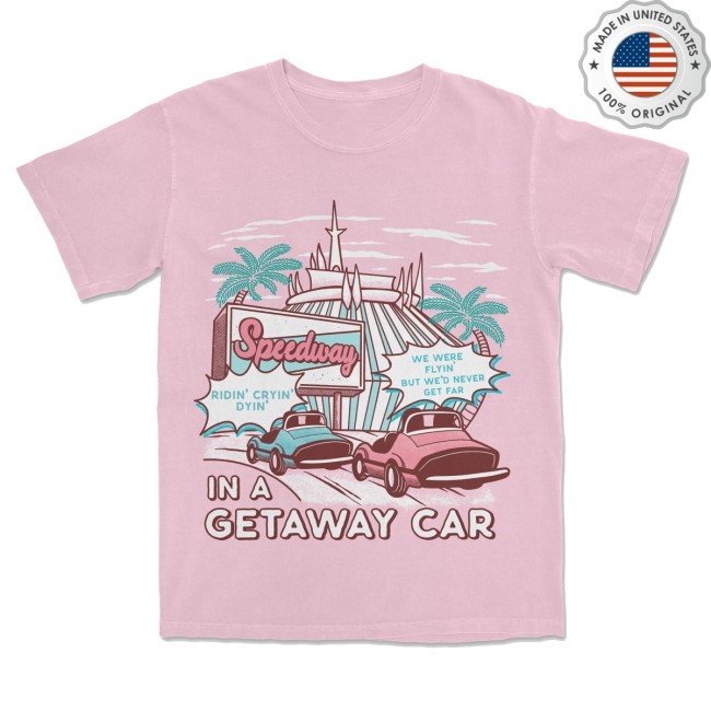 The Lost Bros Speedway in a Getaway Car T Shirt The Lost Bros Merch