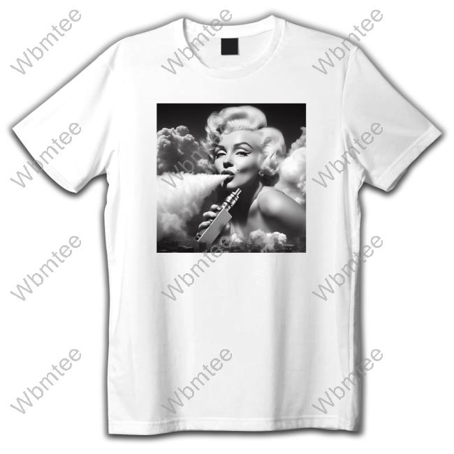 Official Marilyn Monroe Puffing Huge Clouds With Her Epic Vape T-Shirt