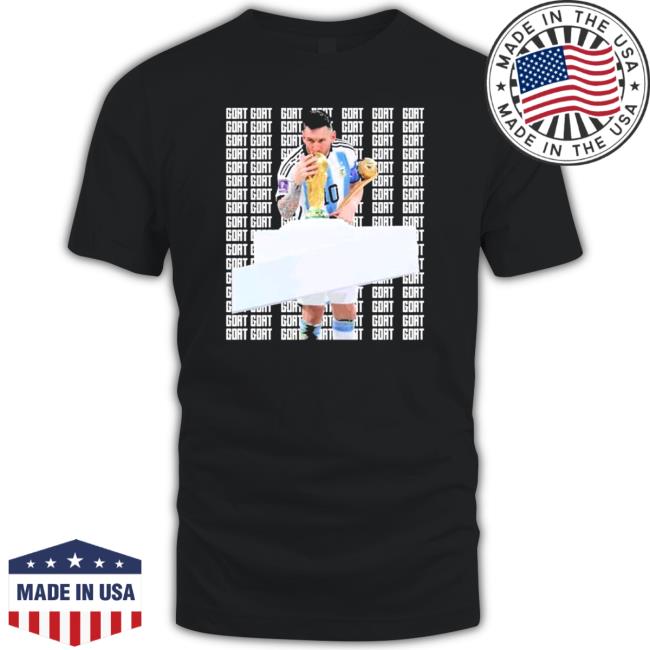 Official Lionel Messi Goat World Cup 2022 Shirt