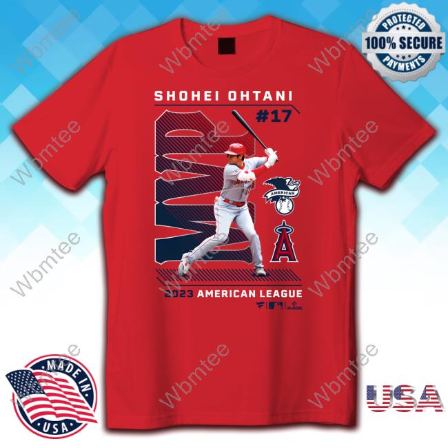 Official Shohei Ohtani Los Angeles Angels 2023 AL MVP Tee