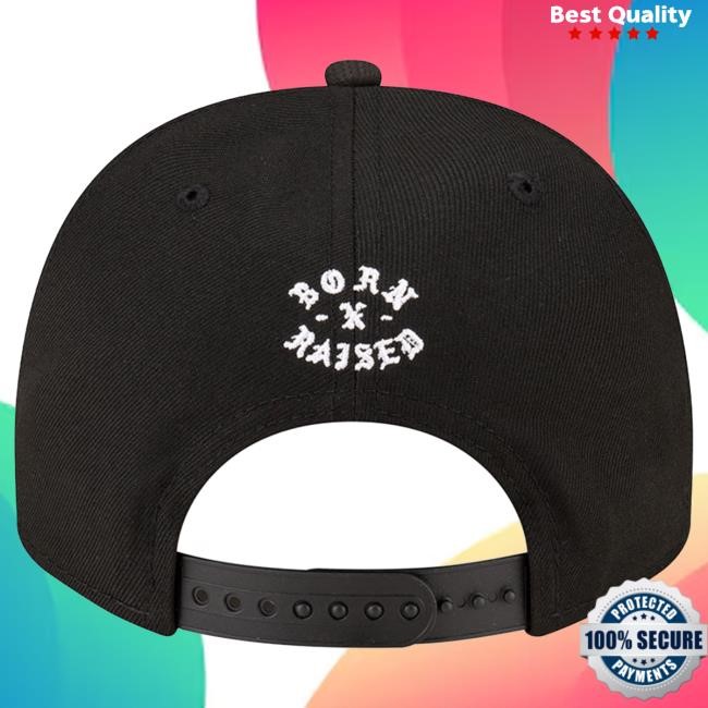 Men's Seattle Seahawks New Era Born x Raised Black A-Frame 9FIFTY Snapback Hat NFL Shop Store