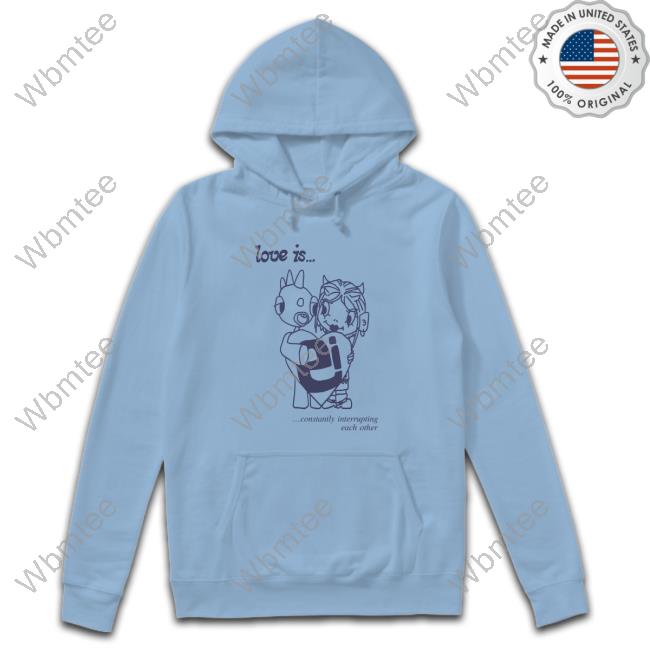 Official Emergency Intercom Merch Store Love Is... Baby Retro Hoodie