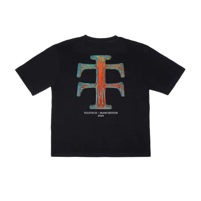 Teletech Merch Store Orange Lattice T Shirt Teletech Clothing Shop Official Apparel